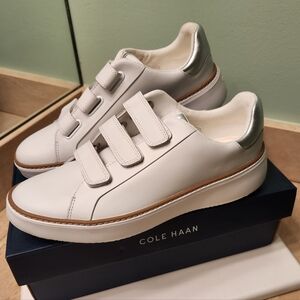 Cole Haan Women's Grandpro Topspin Triple Strap Sneaker W30410-B Optic White New